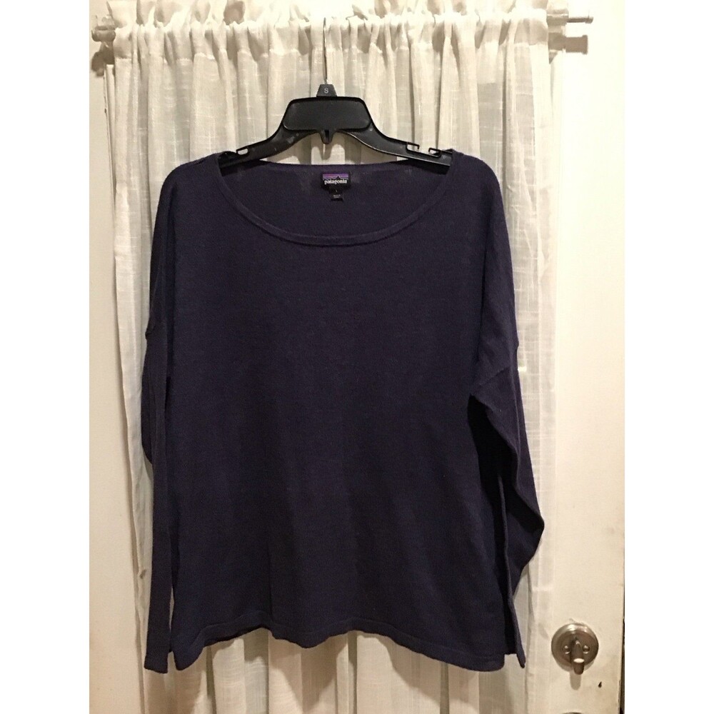Patagonia purple long sleeve shirt